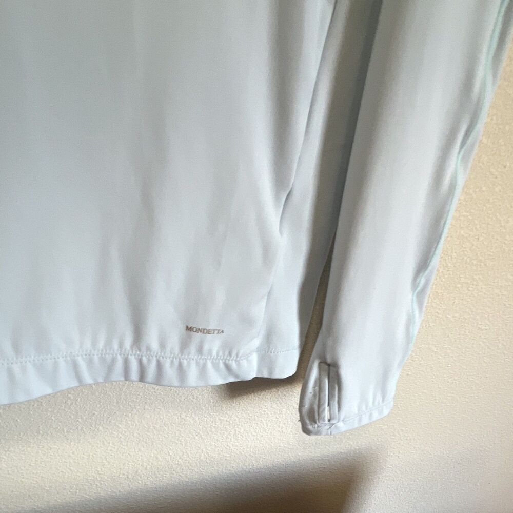 Mondetta Performance + Luxury Womens Light Blue Crew Neck Stretch Pullover L - Picture 2 of 4